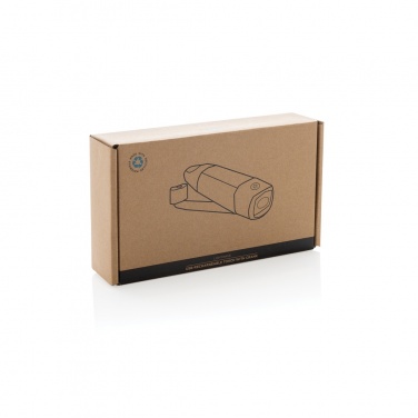 Logo trade promotional items picture of: Lightwave RCS rplastic USB-rechargeable torch with crank