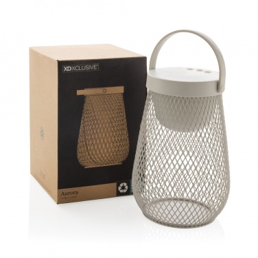 Logotrade promotional giveaway picture of: Aurora RCS recycled plastic USB re-chargeable table lamp