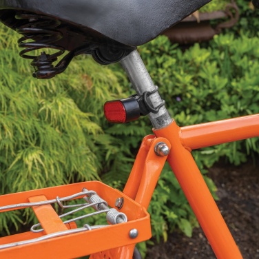 Logotrade promotional item picture of: Lumino RCS recycled plastic USB re-chargeable bike light set