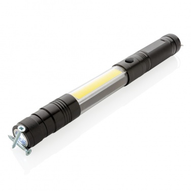 Logo trade advertising products image of: Large telescopic light with COB