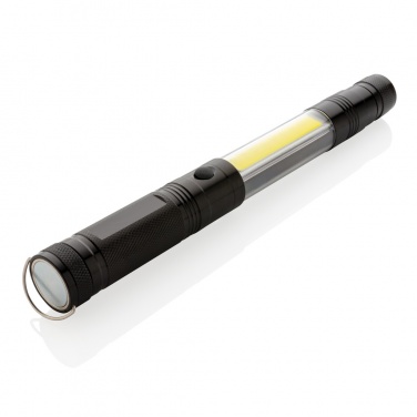 Logo trade promotional merchandise picture of: Large telescopic light with COB