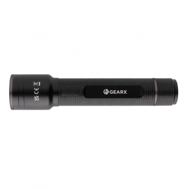 Logotrade promotional gift picture of: Gear X RCS recycled aluminum USB-rechargeable torch large