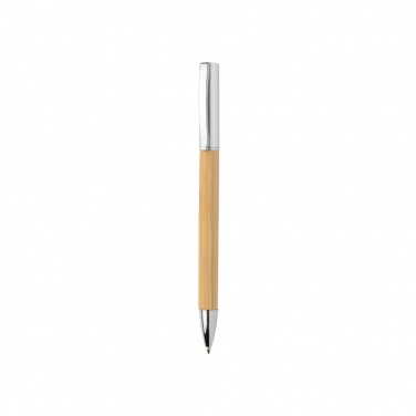 Logo trade promotional merchandise photo of: Modern bamboo pen