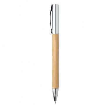 Logo trade promotional item photo of: Modern bamboo pen
