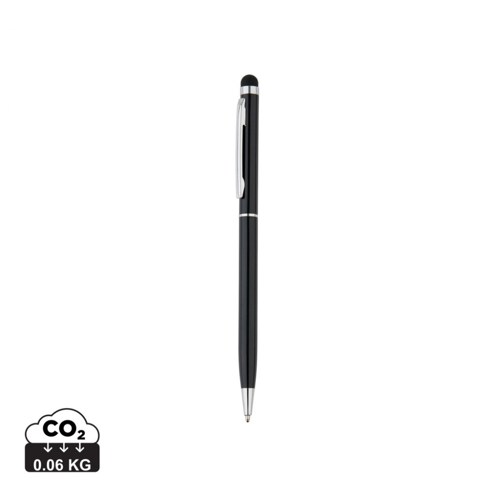 Logo trade business gift photo of: Thin metal stylus pen