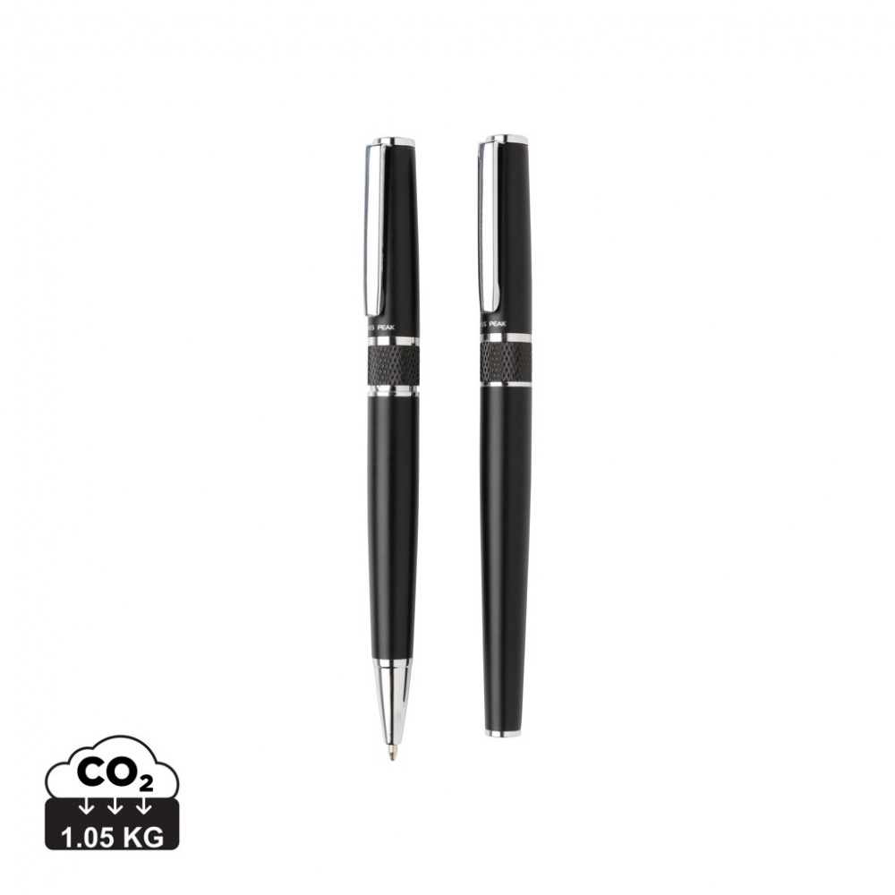 Logo trade corporate gifts image of: Swiss Peak deluxe pen set