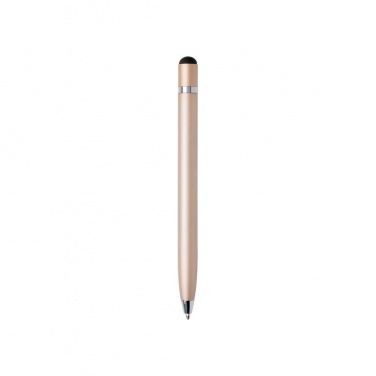 Logo trade advertising products image of: Simplistic metal pen