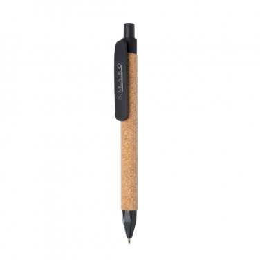 Logotrade promotional gift image of: Write wheatstraw and cork pen
