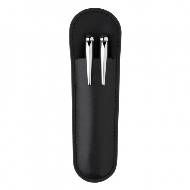 Logotrade business gifts photo of: Swiss Peak deluxe pen set in PU pouch