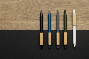 Logo trade promotional giveaways image of: GRS RABS pen with bamboo clip