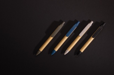 Logo trade promotional items image of: Write responsible recycled paper barrel pen