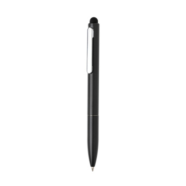 Logo trade promotional giveaways picture of: Kymi RCS certified recycled aluminium pen with stylus