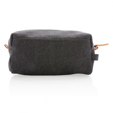 Logotrade promotional giveaway image of: Canvas toiletry bag PVC free