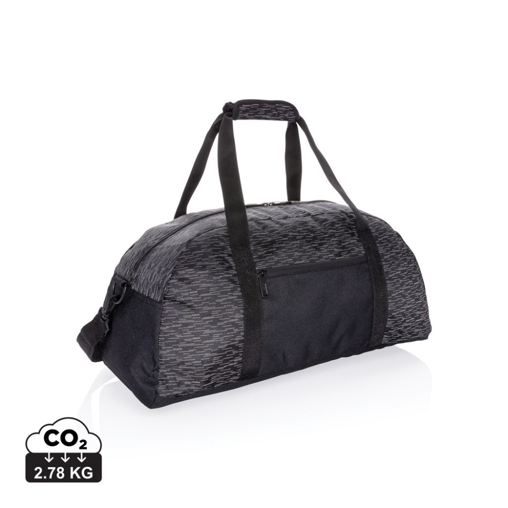 Logotrade promotional item picture of: AWARE™ RPET Reflective weekend bag
