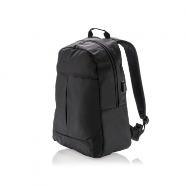 Logo trade promotional gifts image of: Power USB laptop backpack