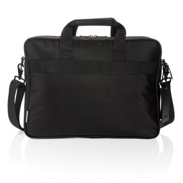 Logo trade promotional giveaway photo of: Swiss Peak RPET Voyager RFID 15.6" laptop bag