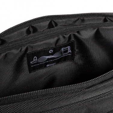 Logo trade corporate gifts picture of: Swiss Peak RPET Voyager RFID 15.6" laptop bag