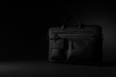 Logo trade advertising products image of: Swiss Peak GRS recycled PU 14 inch laptop bag