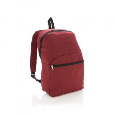 Logo trade promotional giveaway photo of: Classic two tone backpack