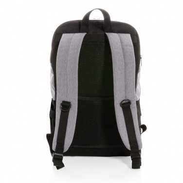 Logotrade promotional giveaway image of: Modern 15.6" USB & RFID laptop backpack PVC free