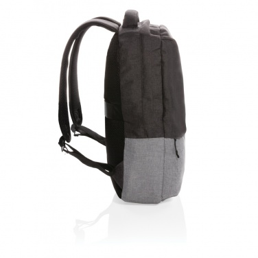 Logo trade promotional item photo of: Duo colour RPET 15.6" RFID laptop backpack PVC free
