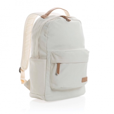 Logotrade promotional item image of: Impact AWARE™ 16 oz. recycled canvas backpack