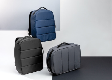 Logotrade promotional giveaways photo of: Impact AWARE™ RPET anti-theft 15.6" laptop backpack