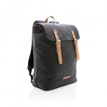 Logotrade corporate gift image of: Canvas laptop backpack PVC free
