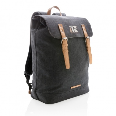 Logotrade corporate gifts photo of: Canvas laptop backpack PVC free