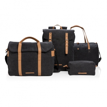 Logotrade corporate gift picture of: Canvas travel/weekend bag PVC free
