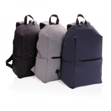 Logotrade promotional giveaway picture of: Smooth PU 15.6"laptop backpack