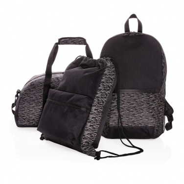 Logo trade promotional merchandise picture of: AWARE™ RPET Reflective laptop backpack