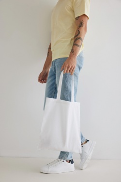 Logo trade corporate gifts picture of: Impact AWARE™ Recycled cotton tote 145g