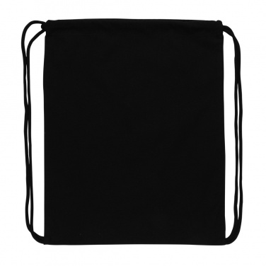 Logo trade promotional gifts picture of: Impact AWARE™ recycled cotton drawstring backpack 145g