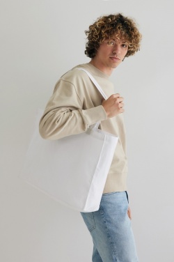 Logo trade advertising products image of: Impact AWARE™ Recycled cotton shopper 145g