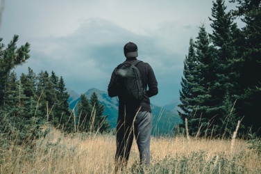 Logotrade promotional item picture of: Swiss Peak AWARE™ RPET 15.6 inch day pack