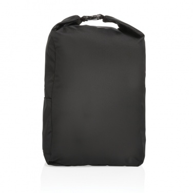 Logo trade corporate gifts picture of: Impact AWARE™ RPET lightweight rolltop backpack