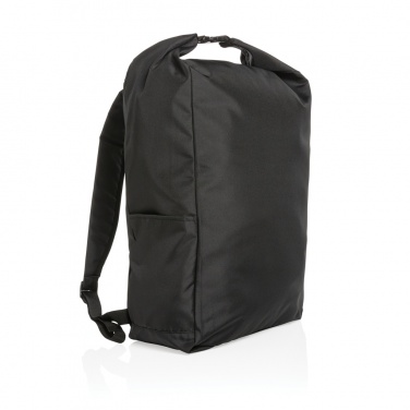 Logo trade promotional item photo of: Impact AWARE™ RPET lightweight rolltop backpack