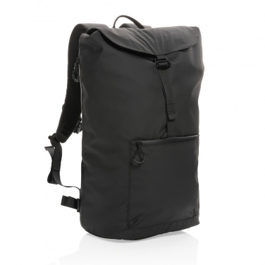 Logo trade promotional items image of: Impact AWARE™ RPET water resistant 15.6" laptop backpack
