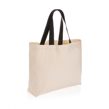 Logo trade corporate gifts picture of: Impact Aware™ 240 gsm rcanvas large tote undyed