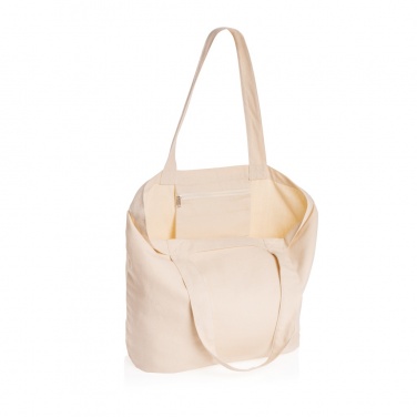 Logotrade promotional giveaway picture of: Impact Aware™ 240 gsm rcanvas shopper w/pocket undyed