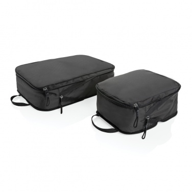 Logotrade corporate gifts photo of: Swiss Peak Ridge AWARE™ RPET compression travel cubes 2pc