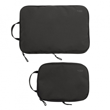 Logo trade promotional gifts picture of: Swiss Peak Ridge AWARE™ RPET compression travel cubes 2pc
