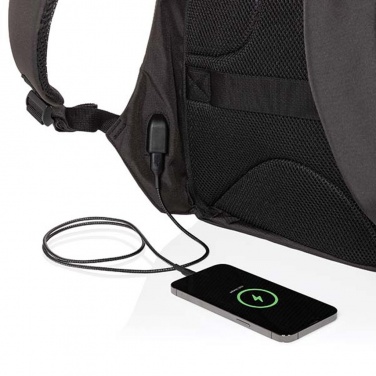 Logotrade business gifts photo of: Swiss Peak AWARE™ anti-theft 15.6" laptop backpack
