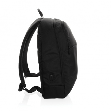 Logo trade promotional product photo of: Swiss Peak AWARE™ modern 15.6" laptop backpack