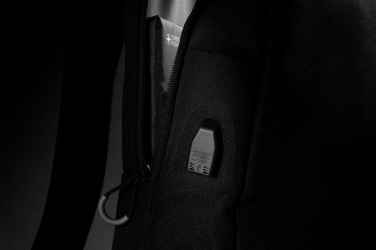 Logo trade business gift photo of: Swiss Peak AWARE™ RFID and USB A laptop backpack