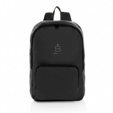 Logo trade promotional items picture of: Dillon AWARE™ RPET foldable classic backpack