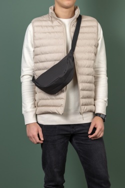 Logo trade business gifts image of: Crescent AWARE™ RPET half moon sling bag