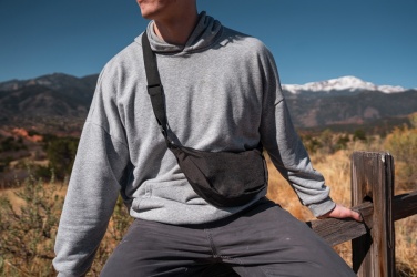 Logo trade promotional gift photo of: Crescent AWARE™ RPET half moon sling bag