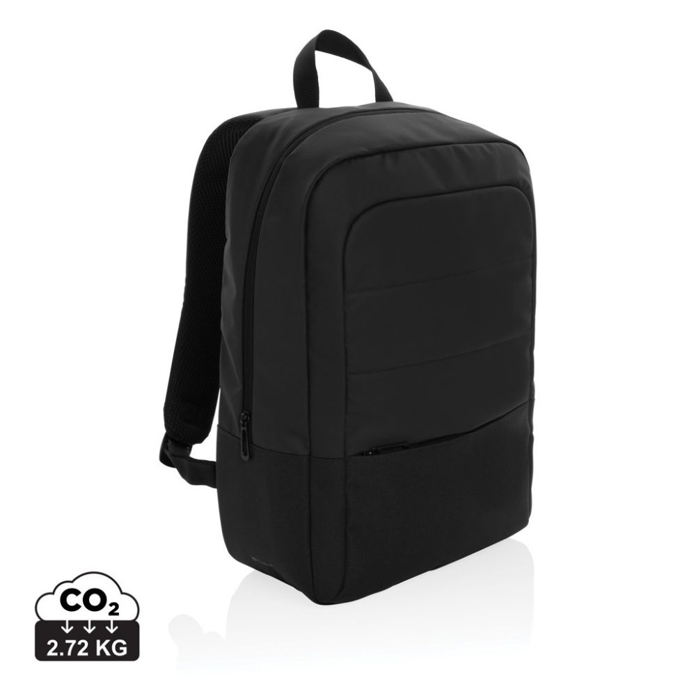 Logo trade promotional gifts picture of: Armond AWARE™ RPET 15.6 inch standard laptop backpack